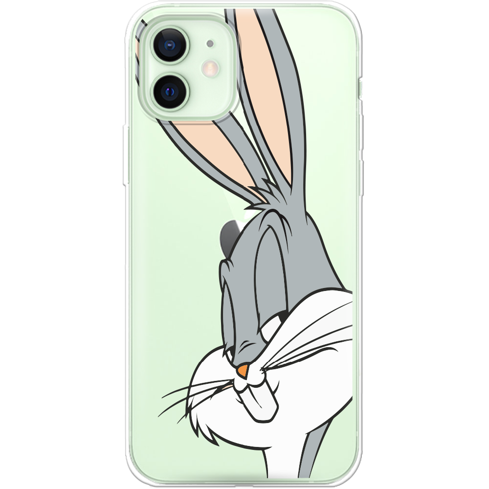 Чохол Boxface iPhone 12 Lucky Rabbit Прозорий силікон (41161-bk81-41086)