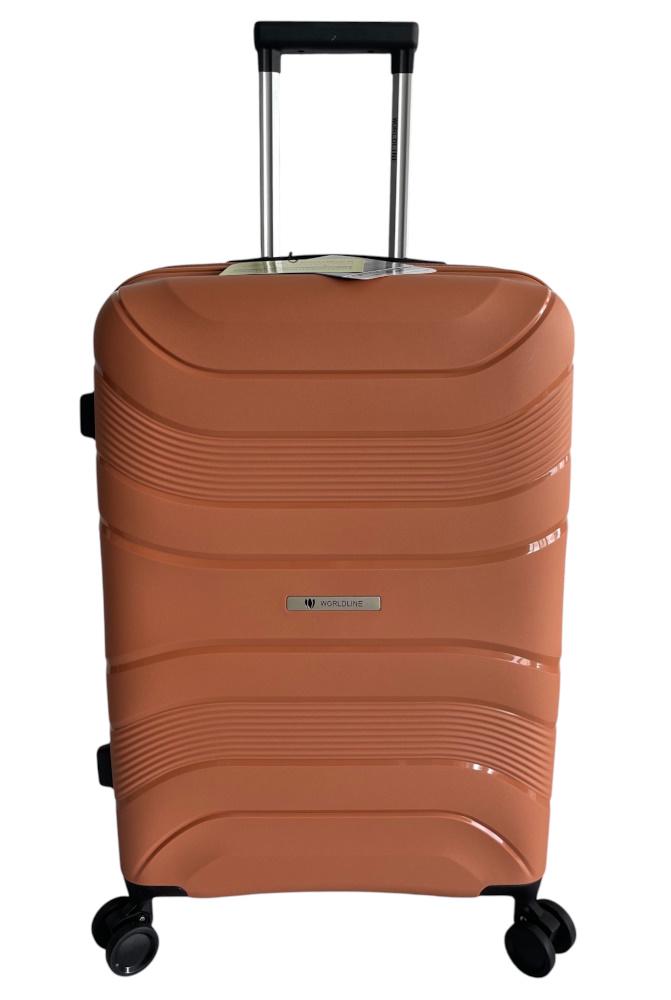 Чемодан средний M AIRTEX Worldline 288 полипропилен Оранжевый