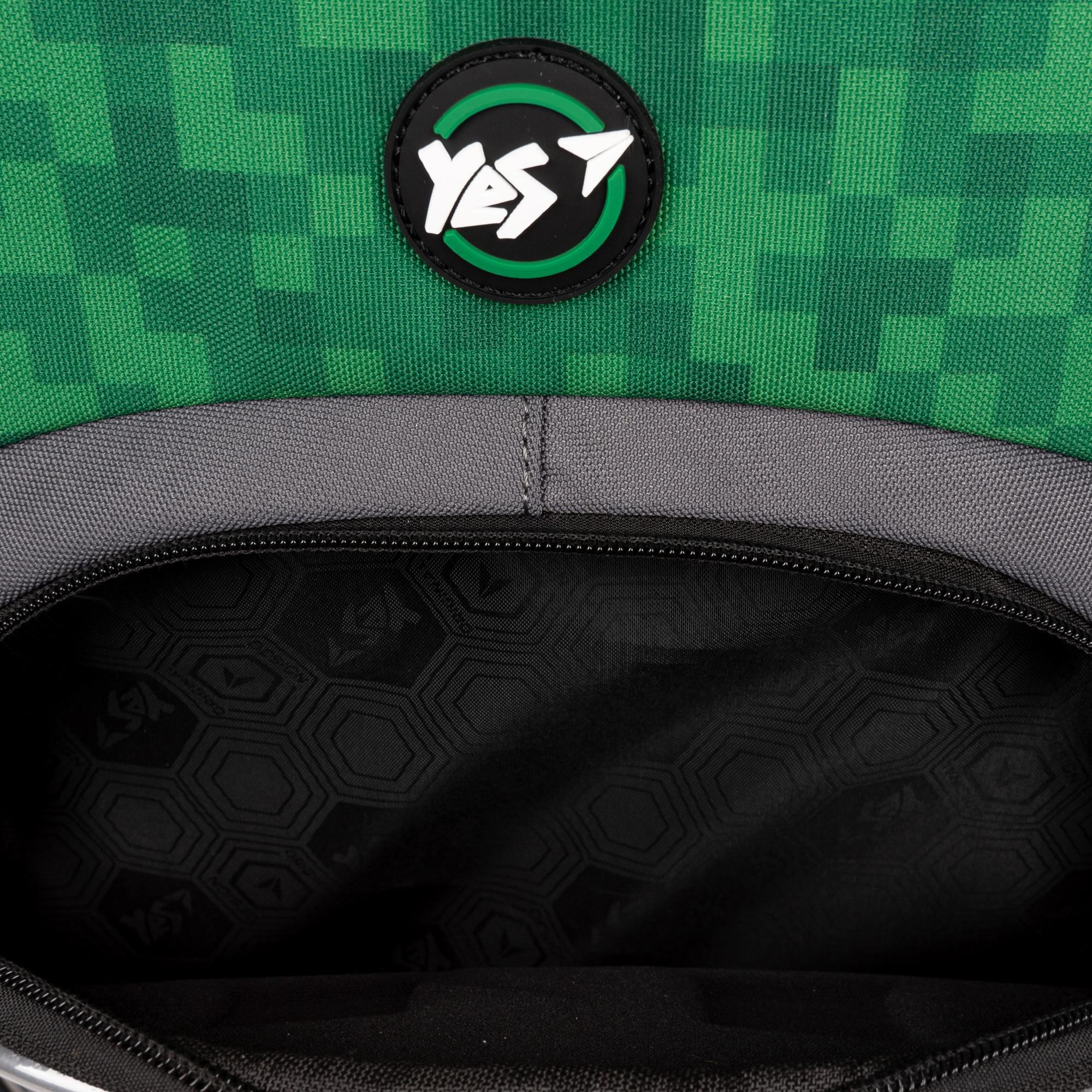 Школьный рюкзак полукаркасный YES Minecraft S-91 (559751) - фото 17