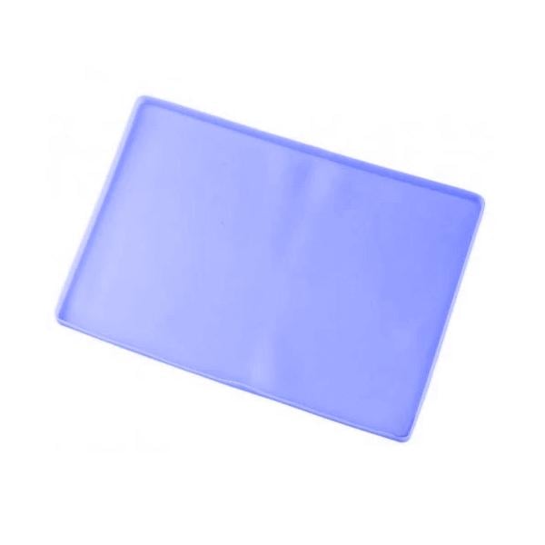 Килимок для розкачування силіконовий Stenson антипригарний з бортиком Синій (MMS-MH-3391)