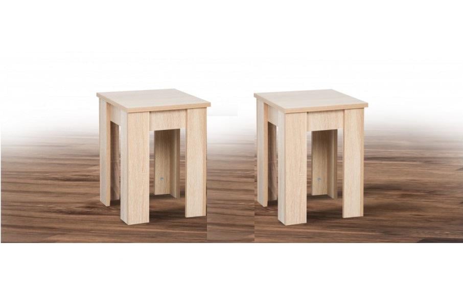 Табурет кухонный Андервуд 2 шт. Дуб сонома (16921778)