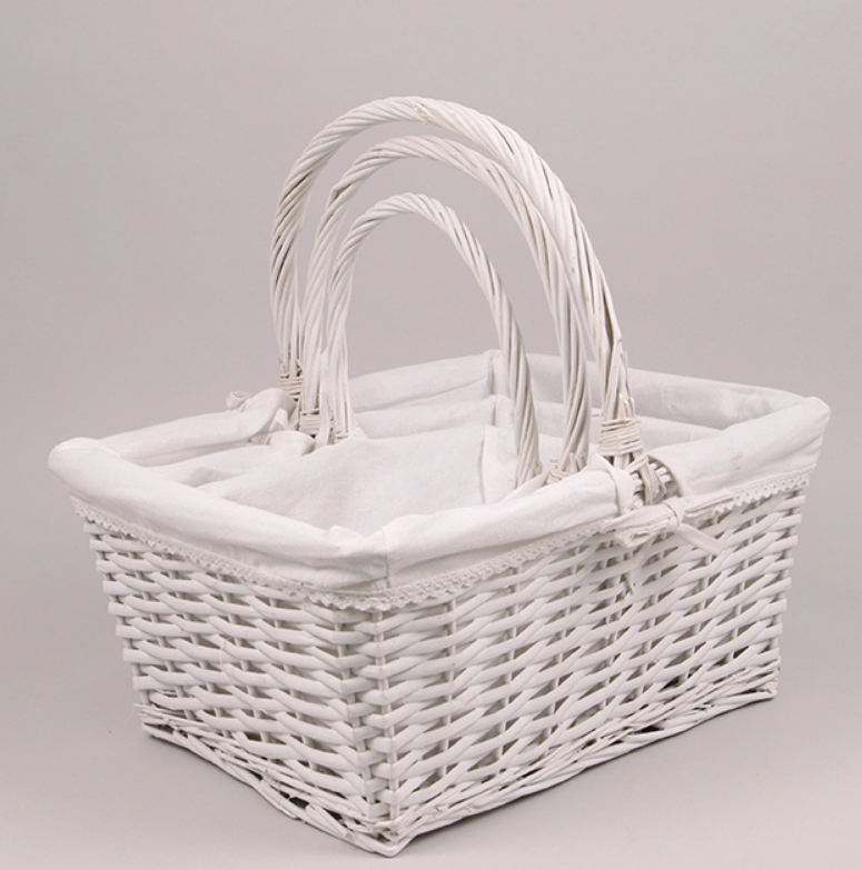 Комплект корзин с тканью 3 шт. (38096)