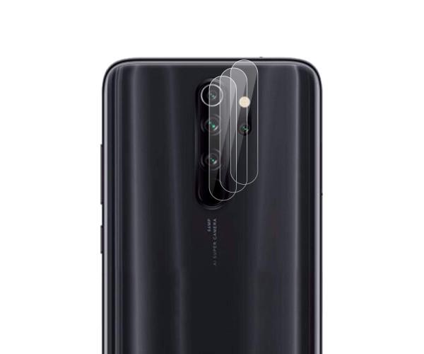 Противоударная гидрогелевая пленка Hydrogel Film для Xiaomi Redmi Note 8 Pro на камеру 3 шт, Transparent
