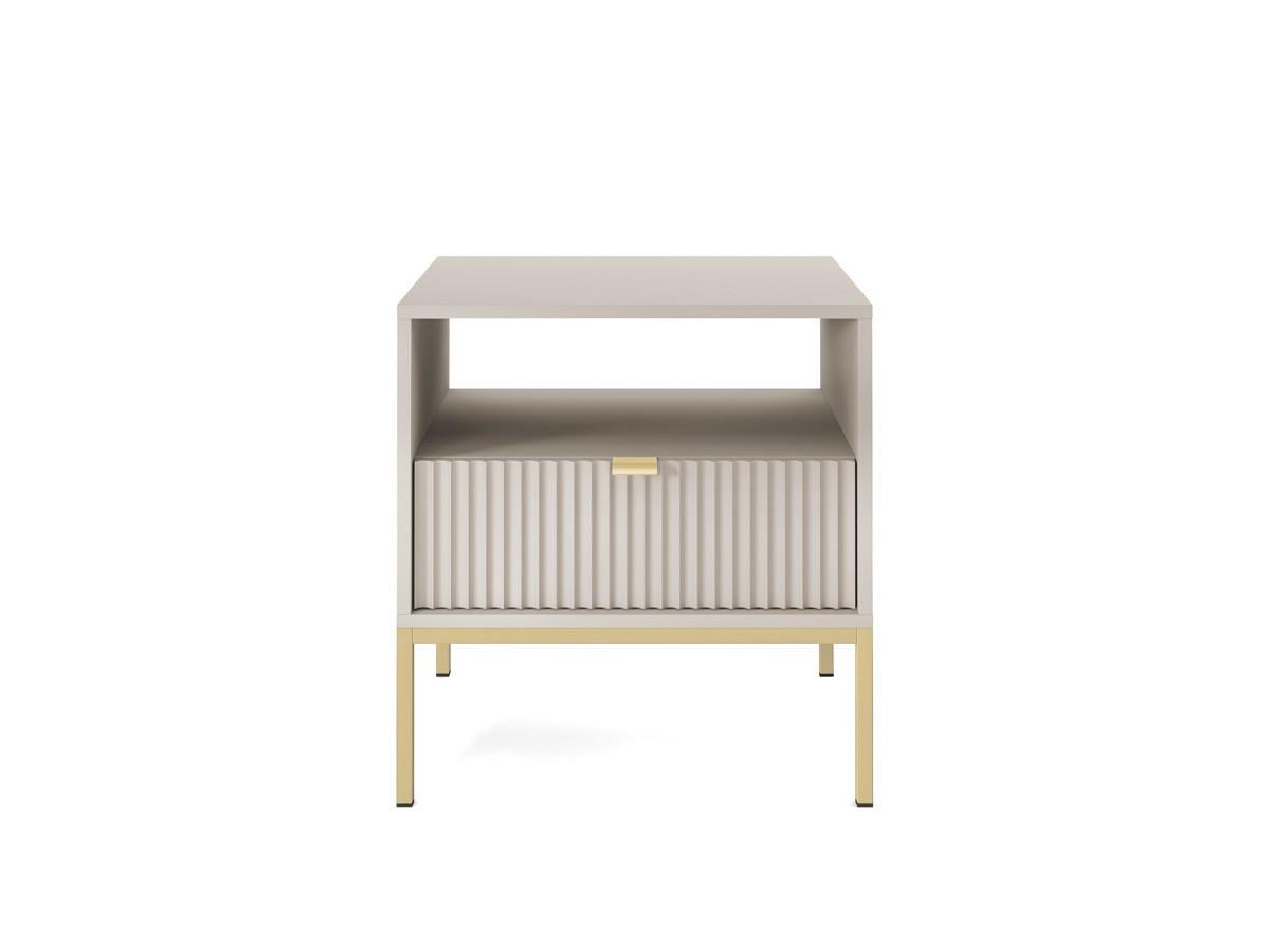 Тумба прикроватная Perfect Home Nova с 1 ящиком и золотыми ножками S54 Кашемир (PFH-091255) Тумба прикроватная Perfect Home Nova с 1 ящиком и золотыми ножками S54 Кашемир (PFH-091255)