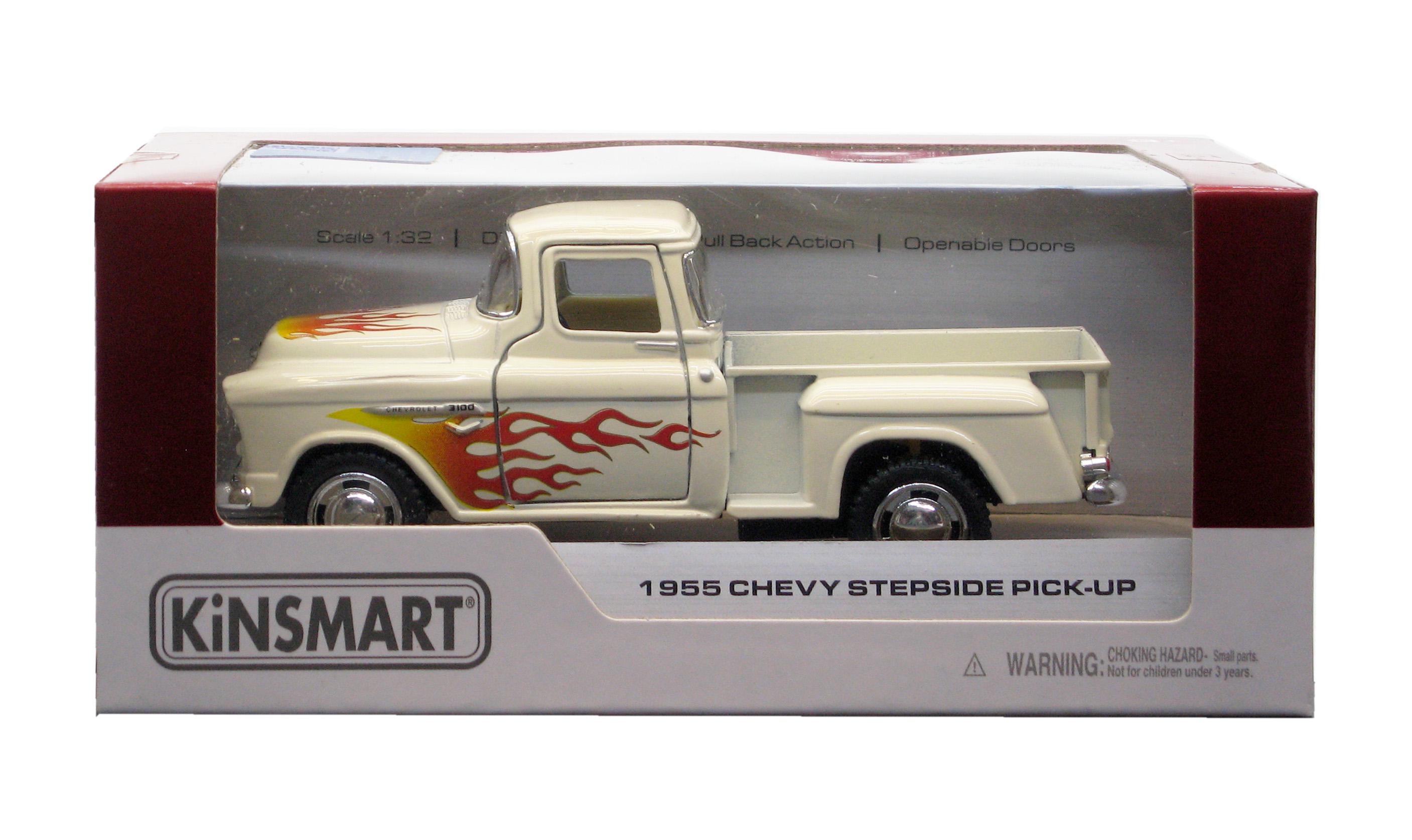 Машина металлическая KT5330F Chevy Stepside Pick-up with printing 1955 - фото 9 Машина металлическая KT5330F Chevy Stepside Pick-up with printing 1955 - фото 9