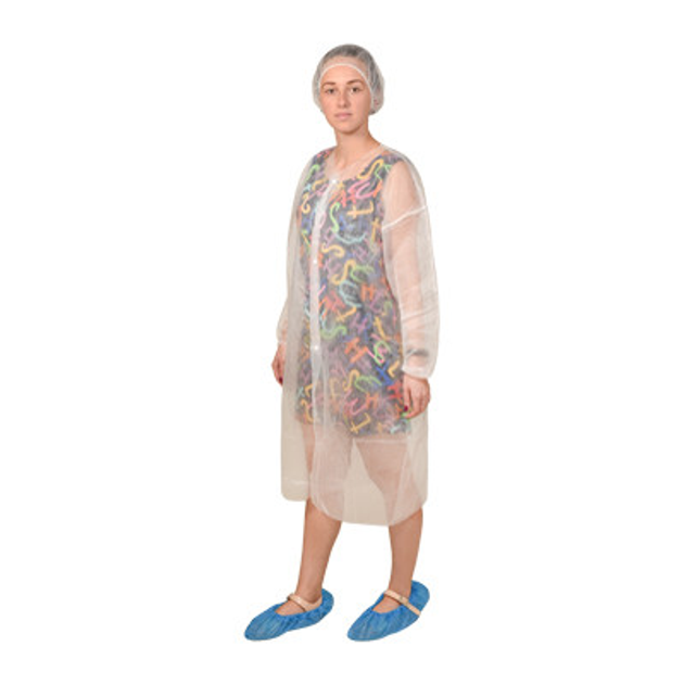 Халат CLASSIC на кнопках Fortius Pro XXL Белый (2538725895)