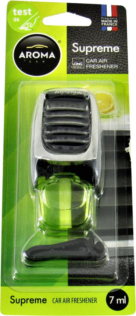 Ароматизатор для авто Aroma Car Supreme Slim Lemon на дефлектор 8 мл (602/92046)