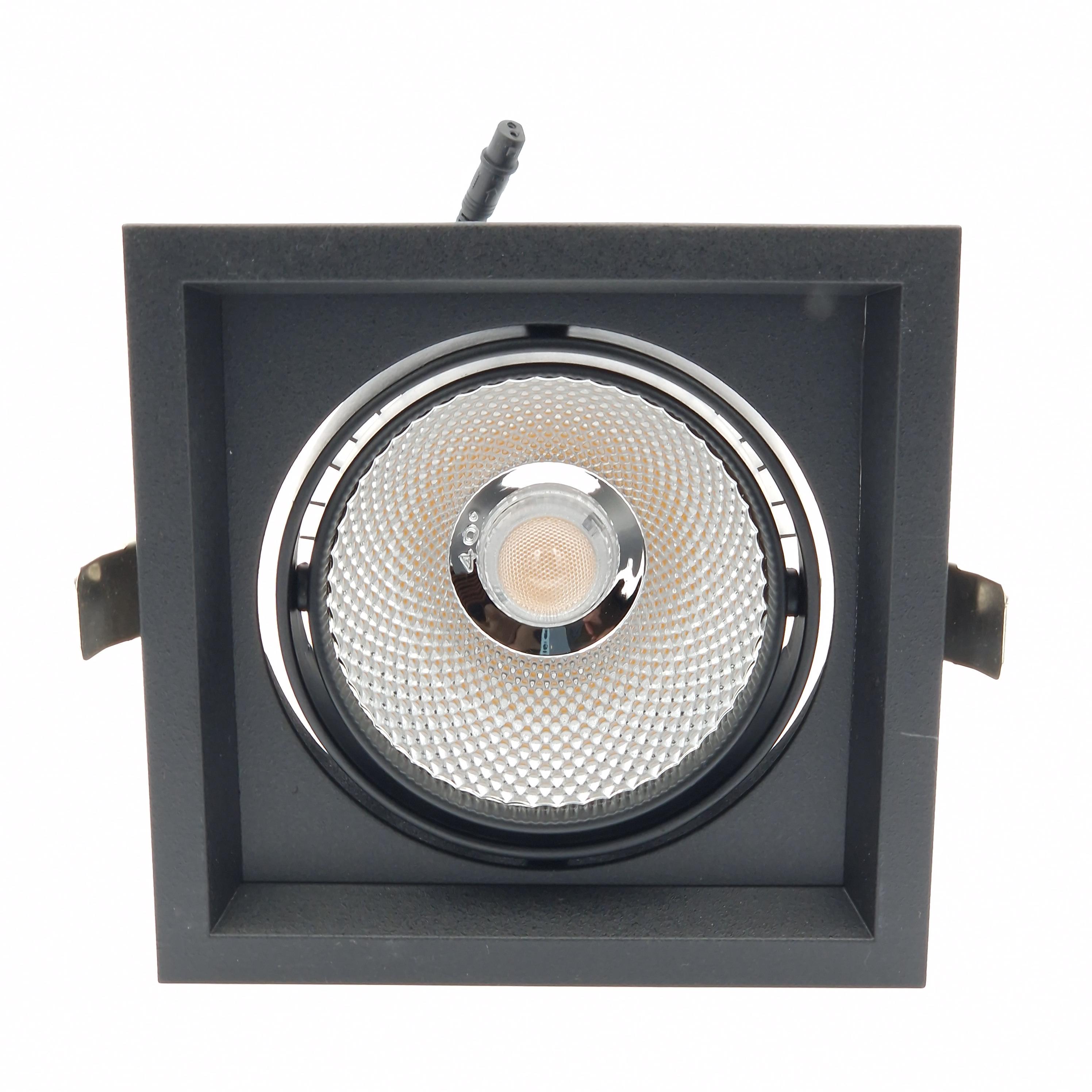 Светильник точечный врезной Light Club 30 Вт 4000 К Черный (LC-14-1-30-4-BK)