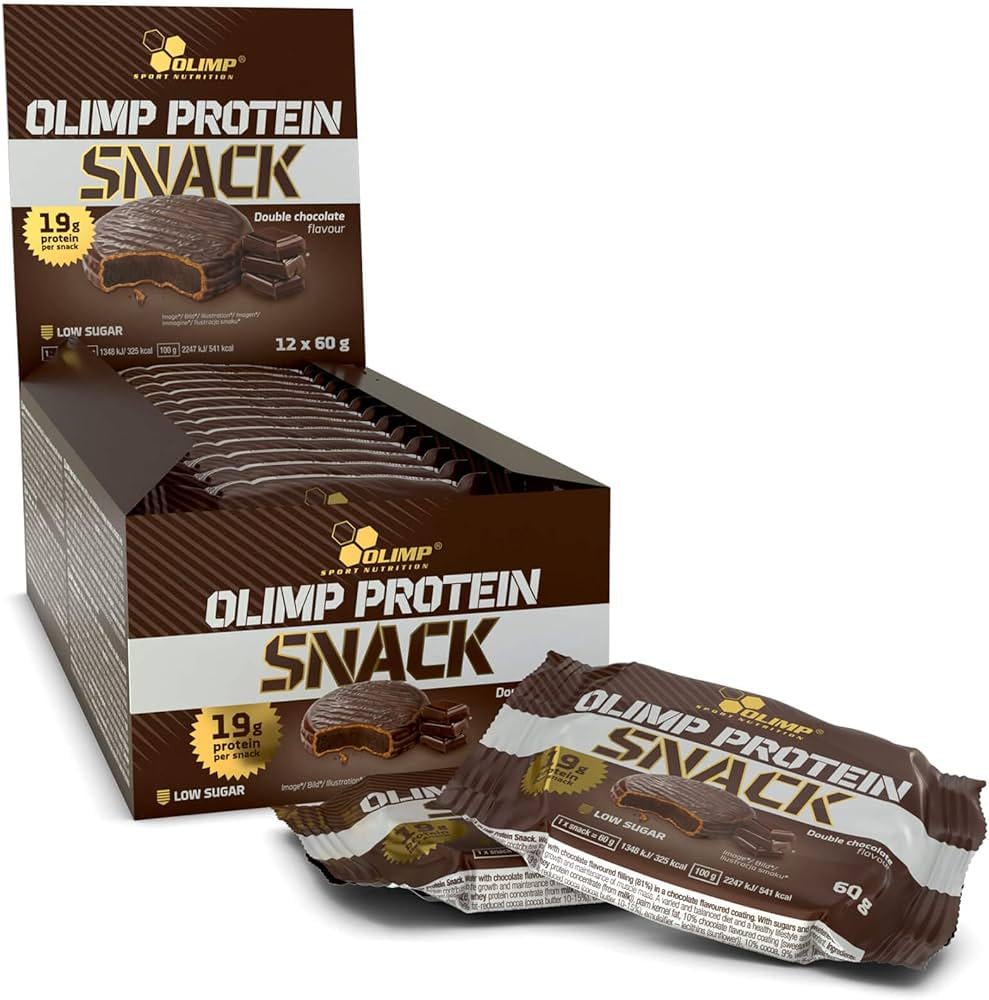 Печенье протеиновое Olimp Protein Snack двойной шоколад 12 шт. 60 г