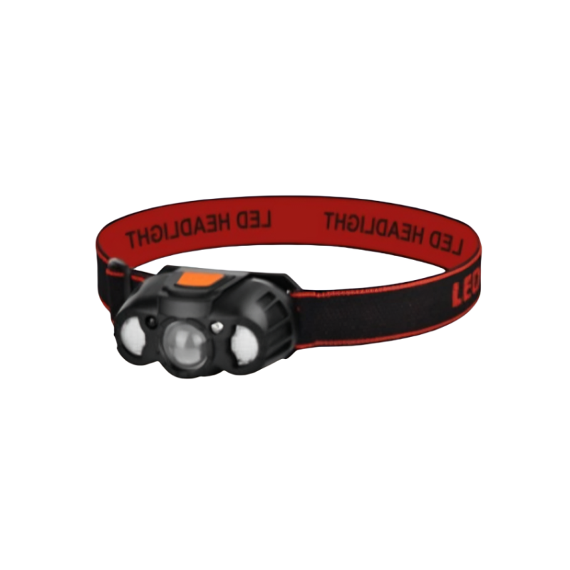 Фонарь налобный YEMAO PL 186 LL-6621 Type-C аккумуляторный с сенсором холодный/красный свет (30151414ER)