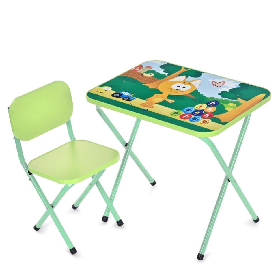 Стол детский складной Bambi комбинированный 59,5х44 см Зеленый (KL-154-R-141)