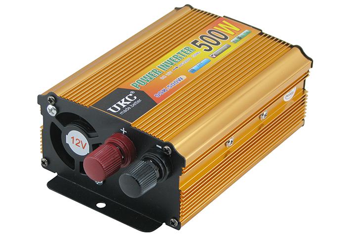 Преобразователь напряжения UKC SSK-500W с 12 В на 220 В - фото 2