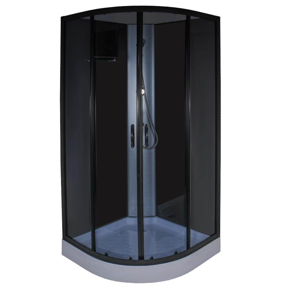 Душевой бокс Bravo SAN 180x90x90 полукруглый стекло 4 мм (GSR-000029100)