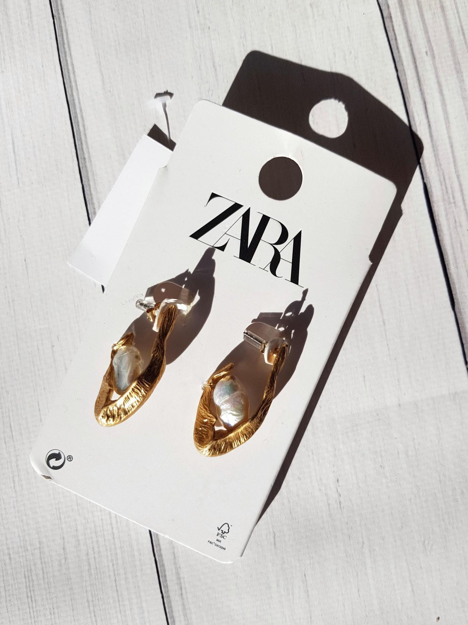 Сережки Zara Золотой (10221)