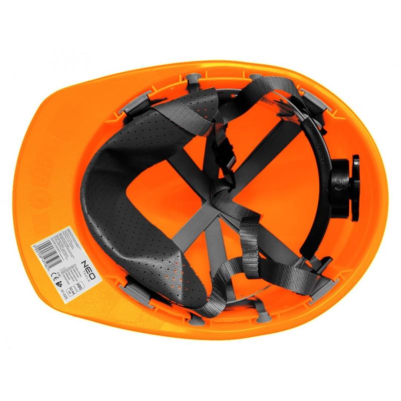 Каска защитная Neo Tools 97-225 с ремнем Оранжевый (29079462) - фото 5 Каска защитная Neo Tools 97-225 с ремнем Оранжевый (29079462) - фото 5