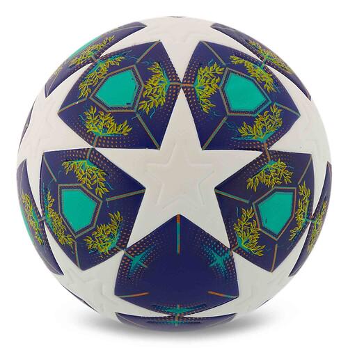Мяч футбольный STARS SP-Sport FB-7587 №5 PU ламинированный клееный Бело-фиолетовый (31773418) Мяч футбольный STARS SP-Sport FB-7587 №5 PU ламинированный клееный Бело-фиолетовый (31773418)