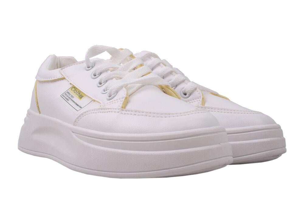 Кеды женские Meglias из кожи Белый (1-20DTC 37)