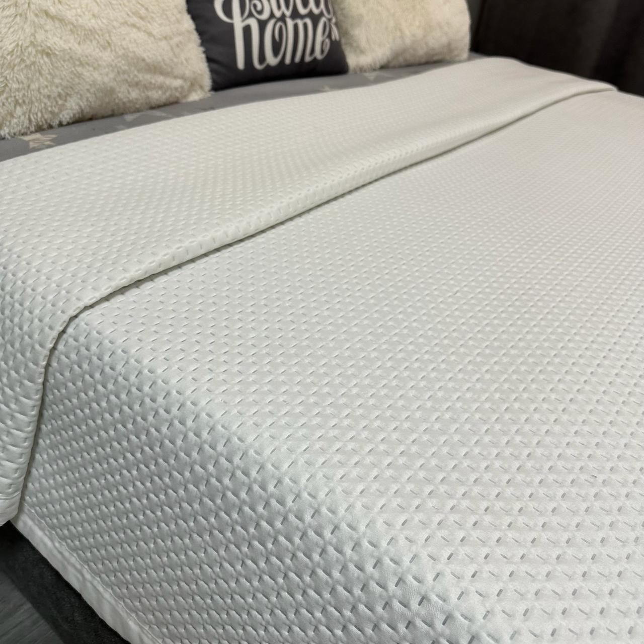 Покрывало на кровать евро 200x230 см Белый (28796100) - фото 6