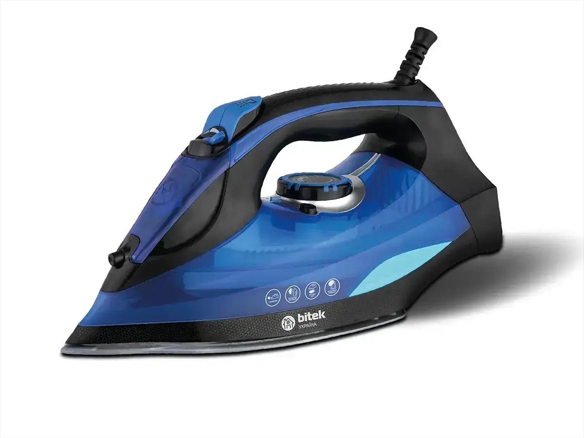 Утюг паровой BITEK BT-1321B с керамической подошвой с самоочисткой 3200 Вт (005496)
