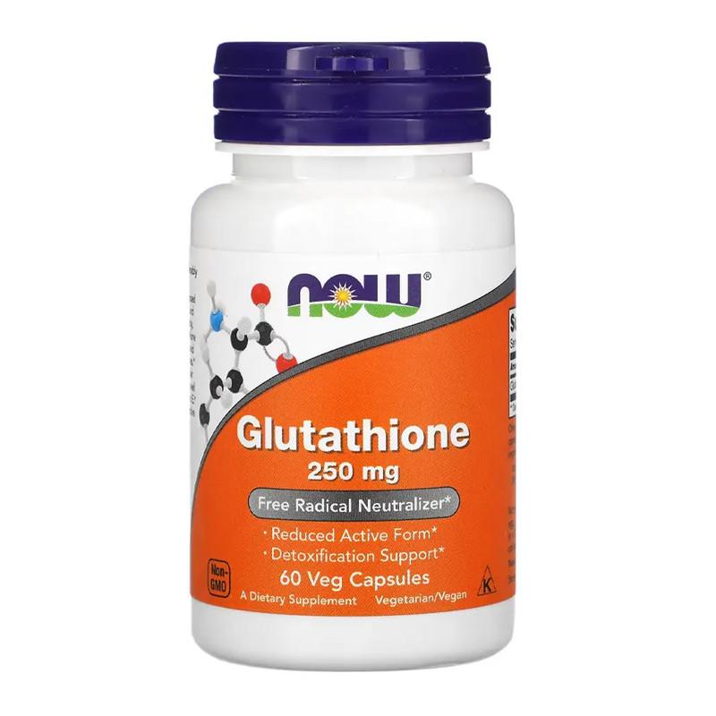 Глутатіон NOW Glutathione 250 мг 60 капс. (18383-01)