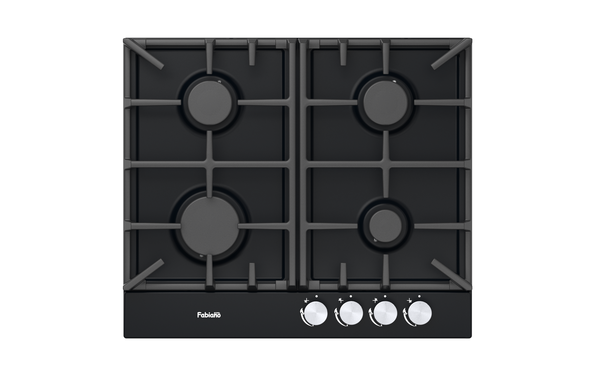 Варильна поверхня газова Fabiano FHG 3744 VGH Black (8112.406.1468) - фото 2 Варильна поверхня газова Fabiano FHG 3744 VGH Black (8112.406.1468) - фото 2
