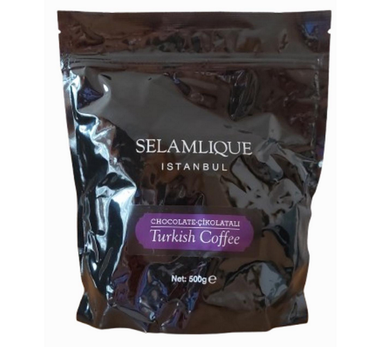 Кофе турецкий с шоколадом мелкомолотый Selamlique 500 г для турки/темной обжарки