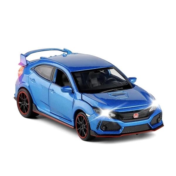 Игрушка машинка Honda Civic Type-R моделька 1:32 Синий (59448)