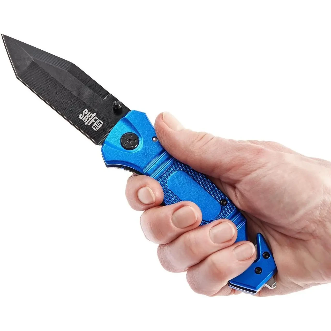 Ніж складаний для мисливця Skif Plus Lifesaver нержавіюча сталь Синій (243928) - фото 7 Ніж складаний для мисливця Skif Plus Lifesaver нержавіюча сталь Синій (243928) - фото 7