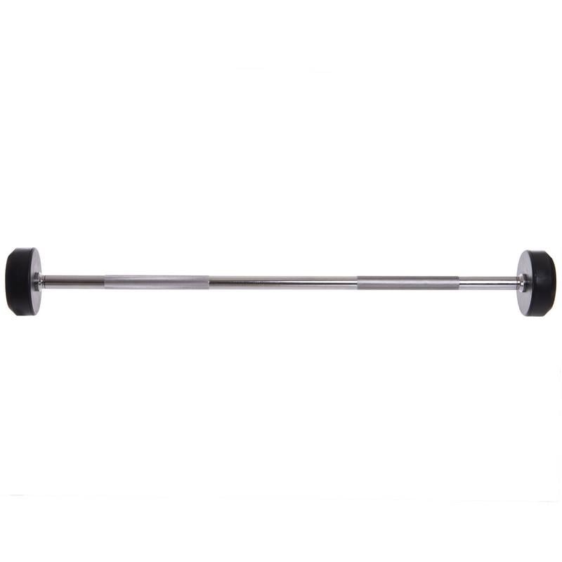 Штанга Zelart Rubber Coated Barbell фиксированная прямая обрезиненная TA-2685-10 длина 95 см 10 кг (DR002602) - фото 2