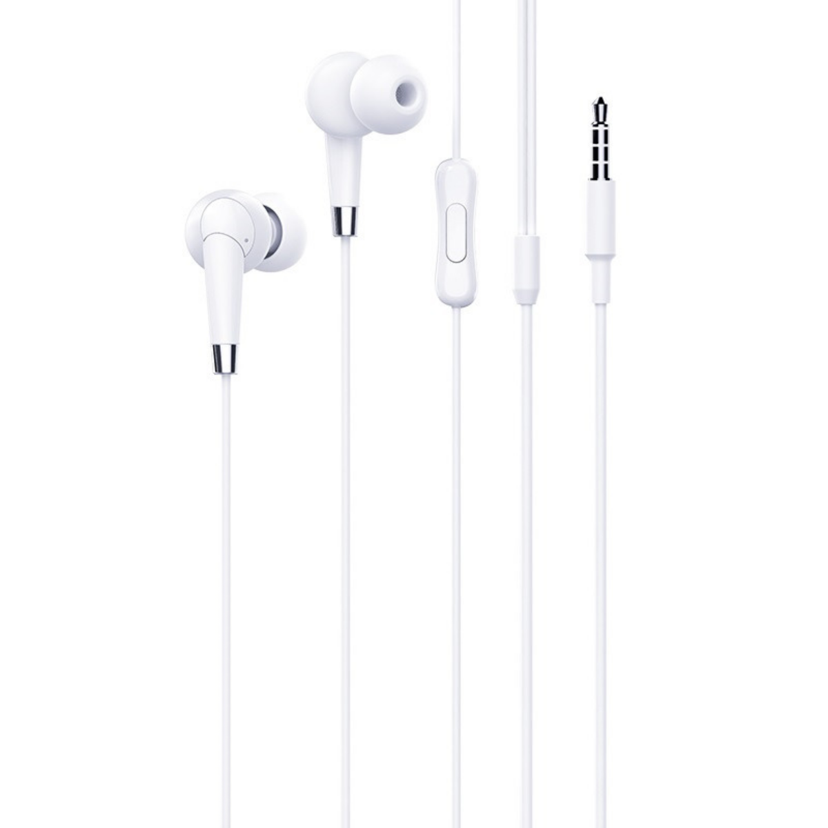 Наушники Hoco M58 Amazing universal earphones c микрофоном White - фото 3