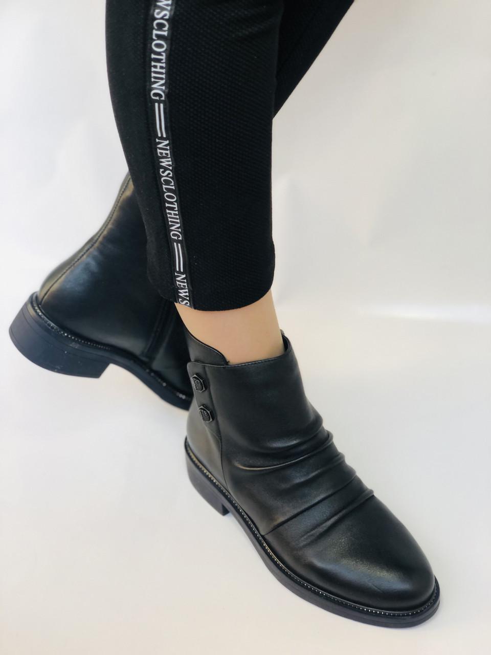 Ботинки женские осенние Molka р. 36 23,5 см Черный (2369) - фото 2 Ботинки женские осенние Molka р. 36 23,5 см Черный (2369) - фото 2