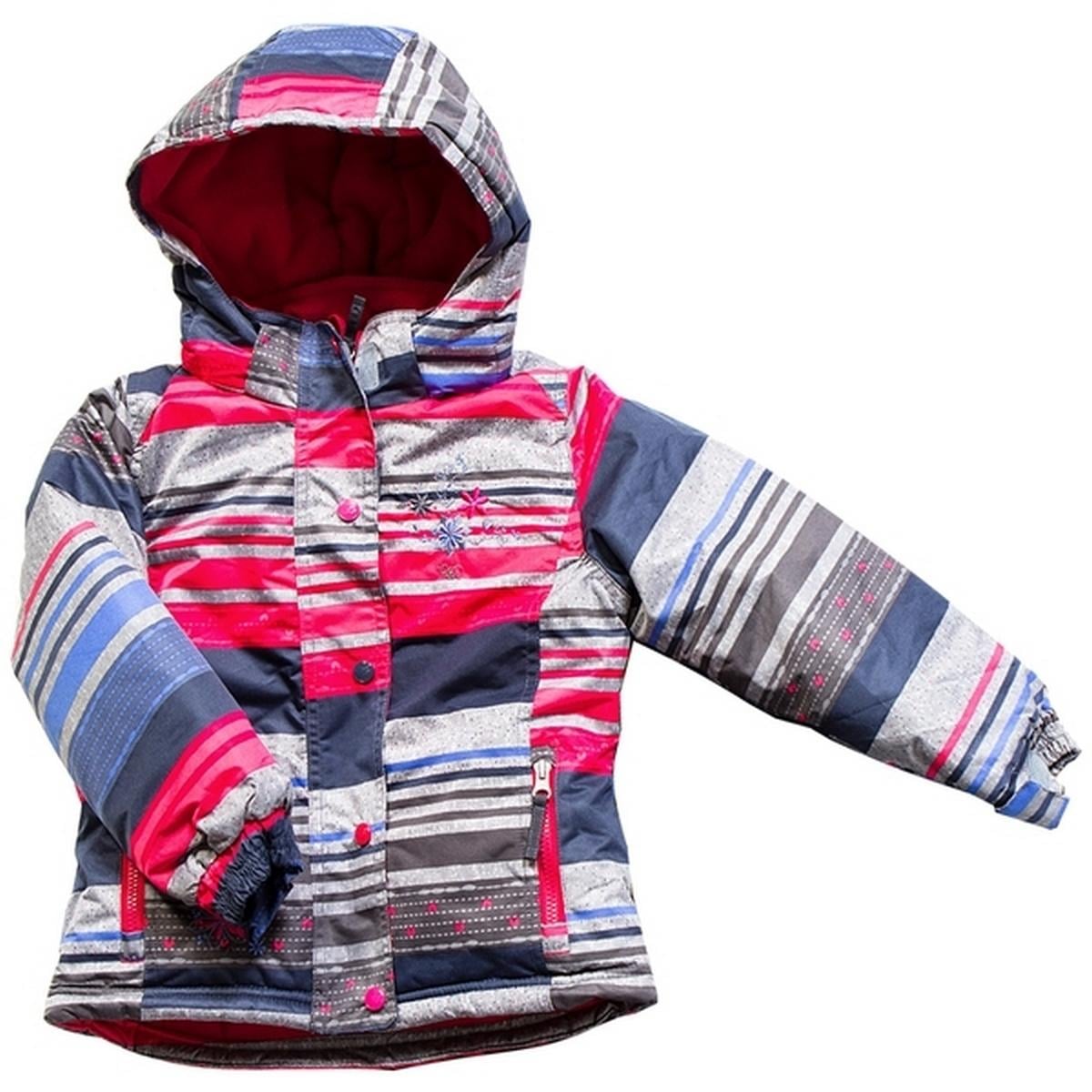 Куртка детская зимняя Peluche&Tartine F17MS72 для девочки 130-138 см Васильковый (F17MS72-Raspberry-8)
