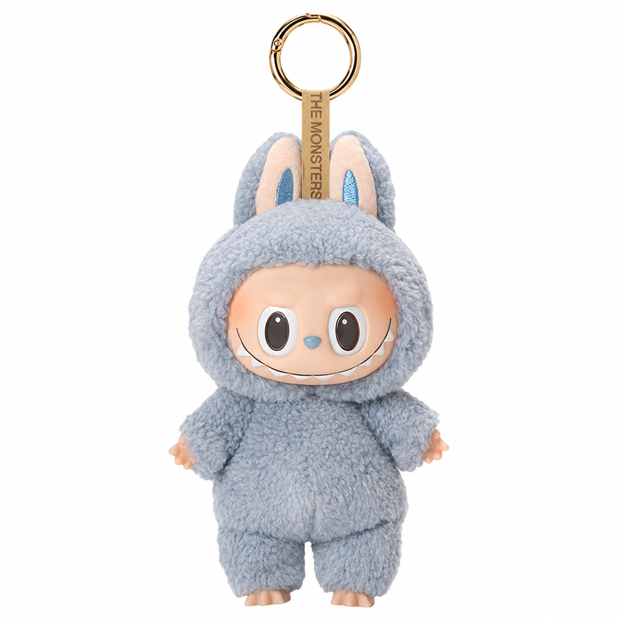 Игрушка-брелок Labubu The Monsters Big Into Energy плюшевая 16 см Голубой (1016-105-00)