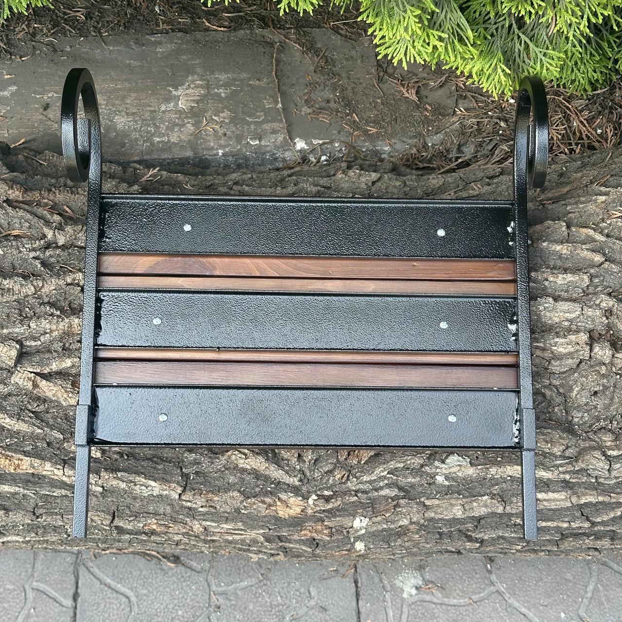 Бічна полиця Metalzavod для мангалу Зевс на 12 шампурів темне дерево 36х34,5х12 см (PLK-MDD12-DK) - фото 5 Бічна полиця Metalzavod для мангалу Зевс на 12 шампурів темне дерево 36х34,5х12 см (PLK-MDD12-DK) - фото 5