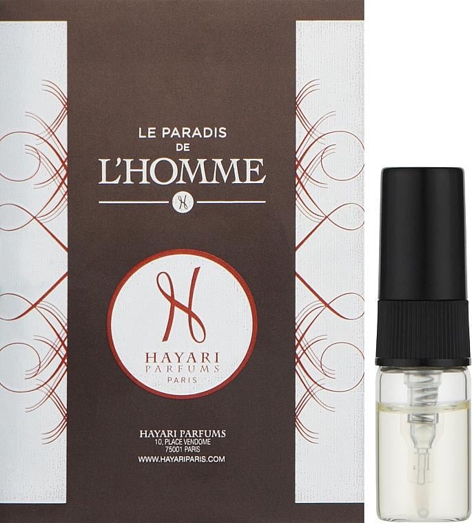 Парфюмированная вода для мужчин Hayari Parfums Le Paradis De L'Homme 2 мл пробник (380820)
