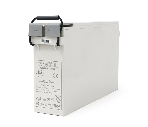 Акумуляторна батарея MONBAT FRONT TERMINAL 12MVR200 AGM 12 V/200 Ah