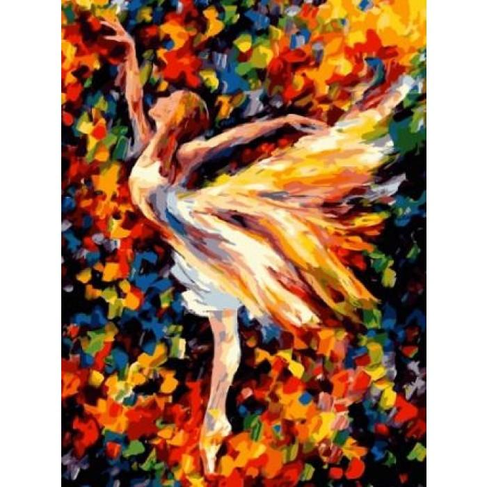 Картина по номерам Идейка Балерина 40x50 см (skl-КНО1019)