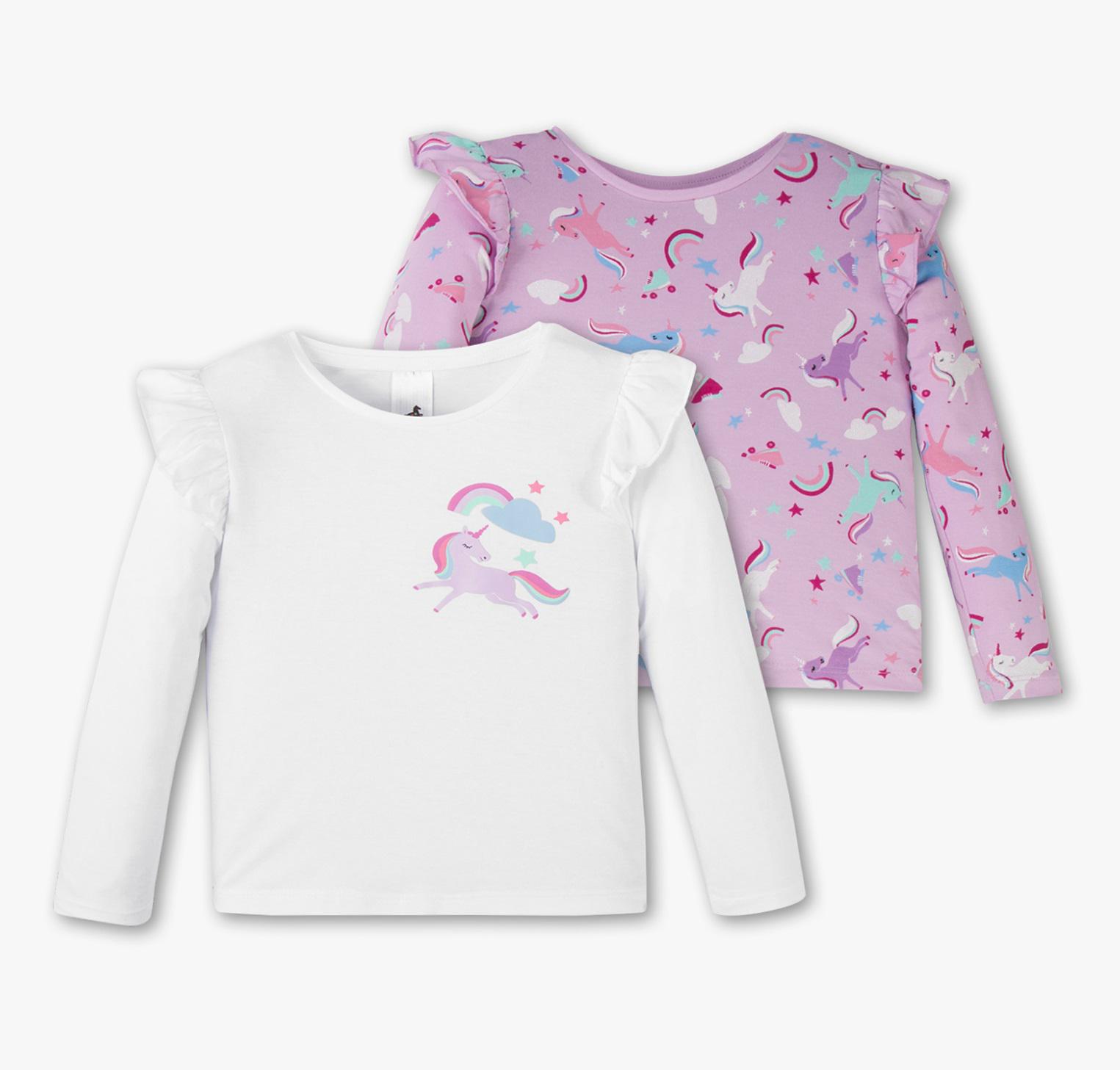 Набір регланів для дівчинки C&A з єдинорогом 116 розмір (24332b34)