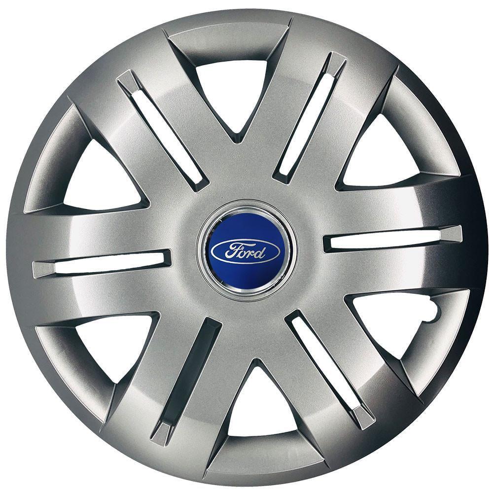 Ковпаки SJS з логотипом Ford 406 R16 4 шт. Срібний (31008542)