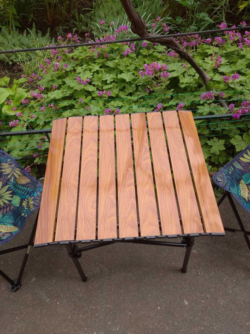 Туристический набор стол раскладной с системой Паук та 2 стулья с чехлами (17084) - фото 5