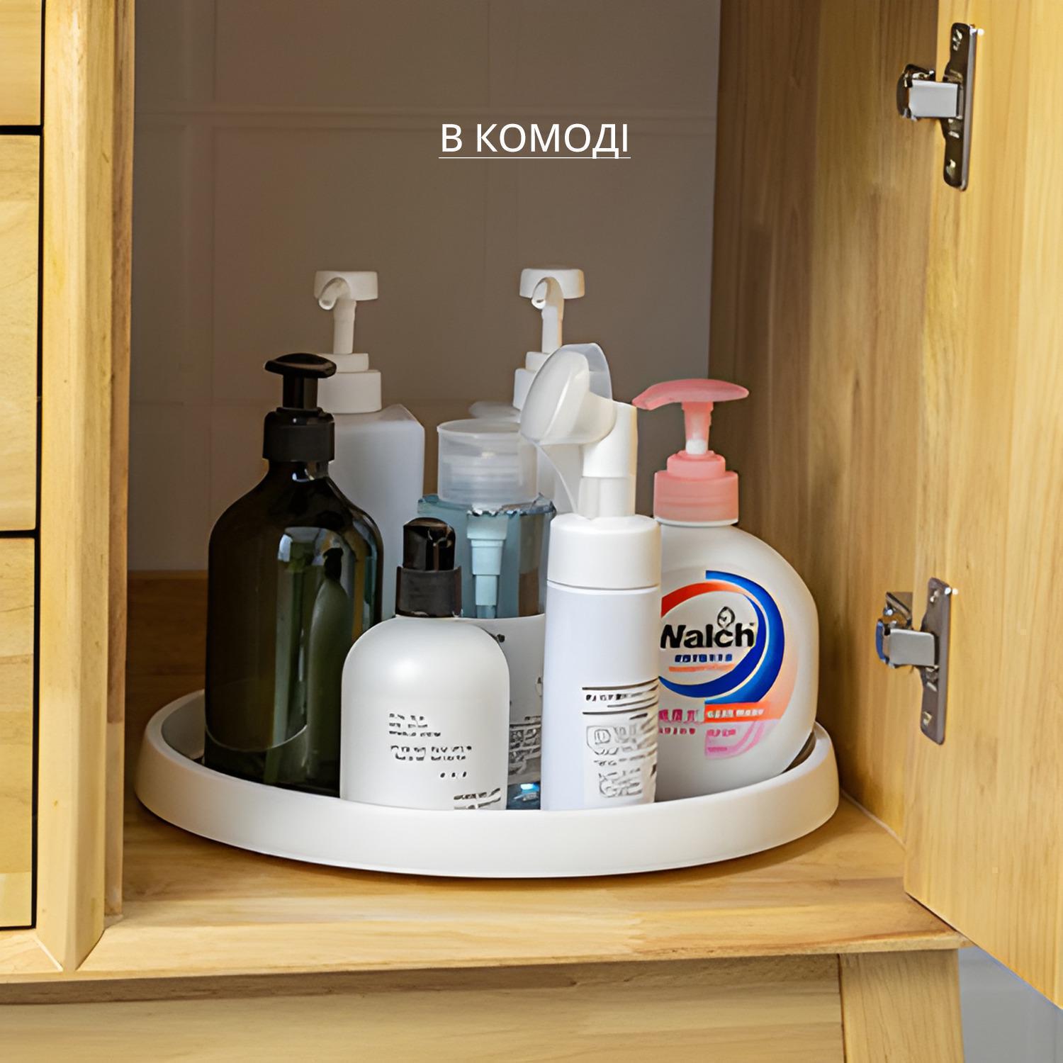 Полка-органайзер для специй кухонная поворотная 25 см (12597075) - фото 8