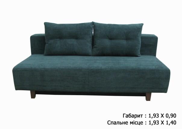 Диван еврокнижка Каприз Плюс 1400х1950 мм Зелений (25599718) - фото 2 Диван еврокнижка Каприз Плюс 1400х1950 мм Зелений (25599718) - фото 2