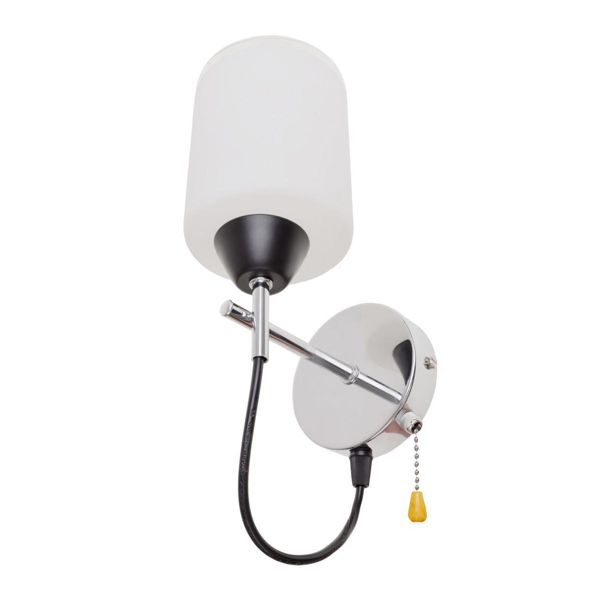 Современное бра на 1 лампу Brille LK-724W/1 E27 BK/CH