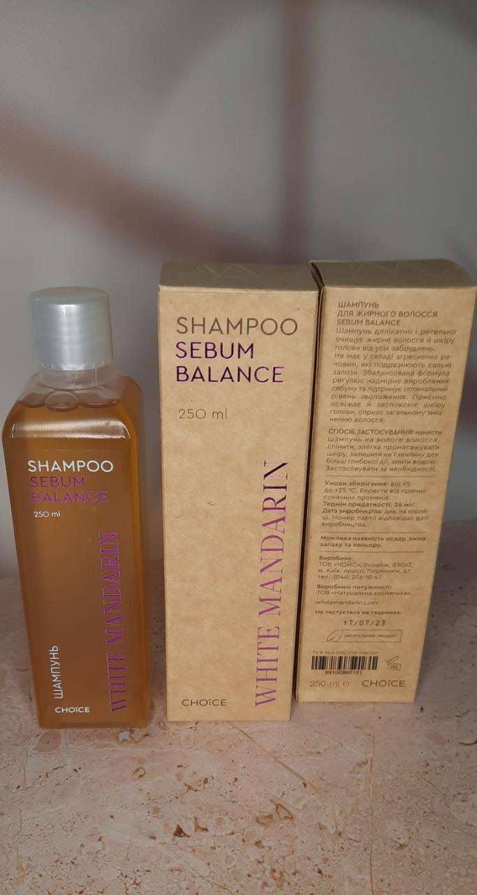 Шампунь для жирного волосся біля коріння White Mandarin SEBUM BALANCE (1939707823) - фото 9 Шампунь для жирного волосся біля коріння White Mandarin SEBUM BALANCE (1939707823) - фото 9