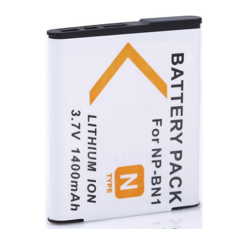 Акумулятор NP-BN1 для фотоапаратів Sony 1400 ma Акумулятор NP-BN1 для фотоапаратів Sony 1400 ma