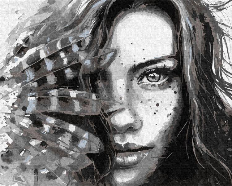 Картина по номерам Идейка Выразительный взгляд 40x50 см (KHO4836)