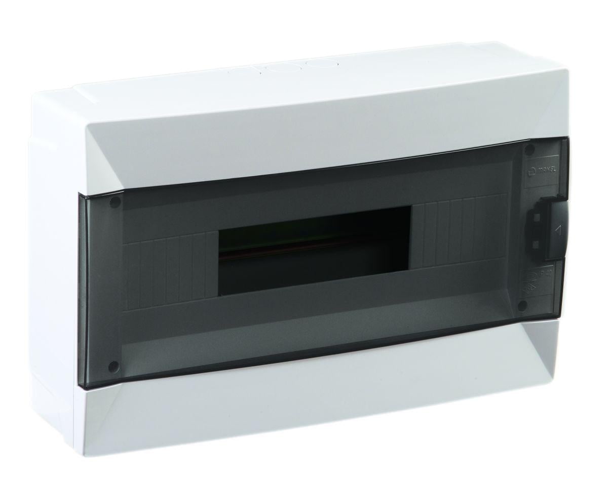 Щит Makel 16-модульный для открытого монтажа с прозрачной дверцей (63116)