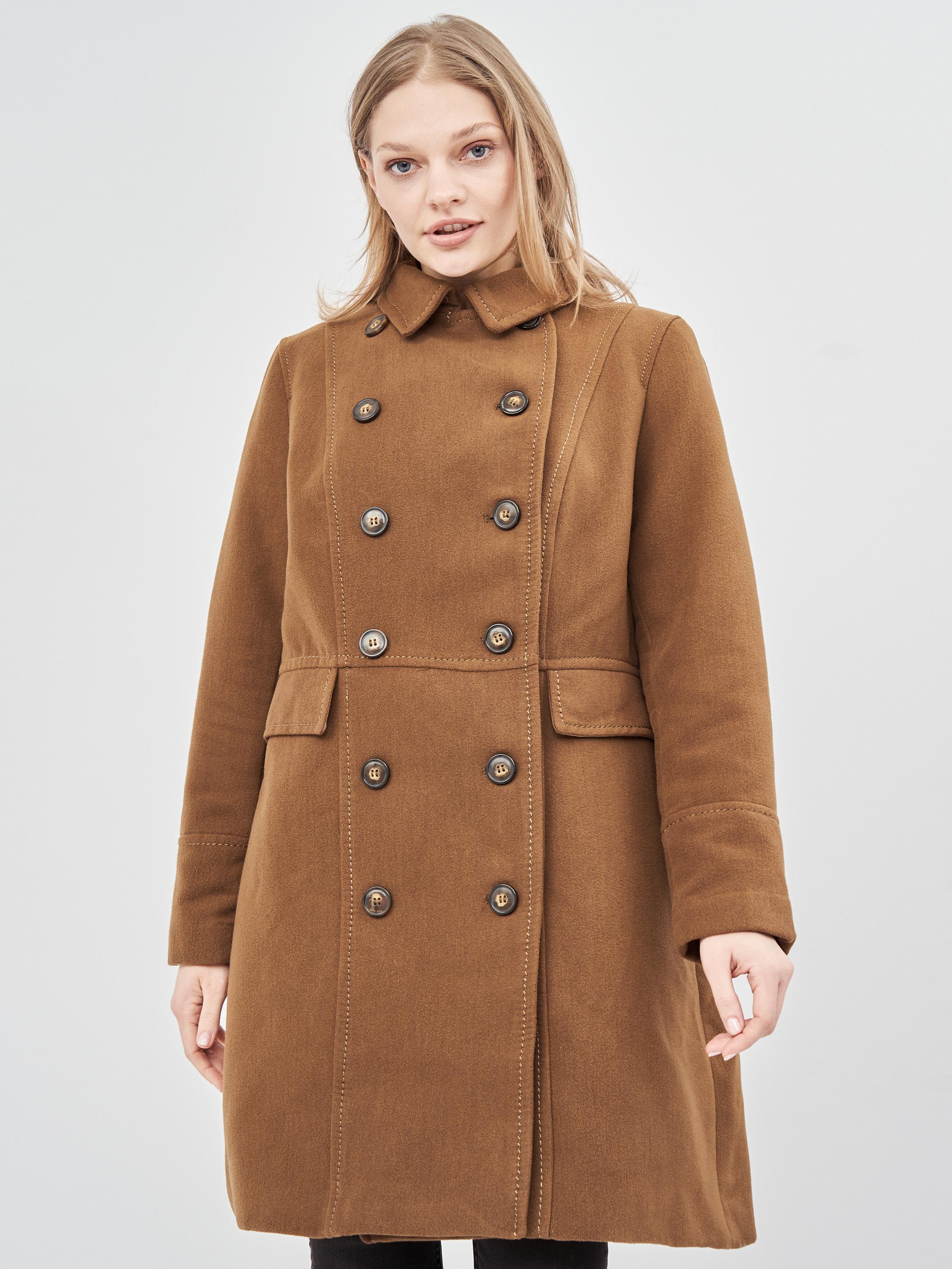 Пальто H&M р. 46 Коричневый (13106374908)