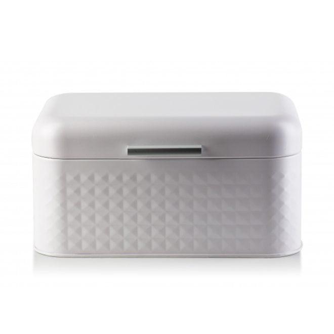 Хлебница металлическая Flora Diamond White (35765)