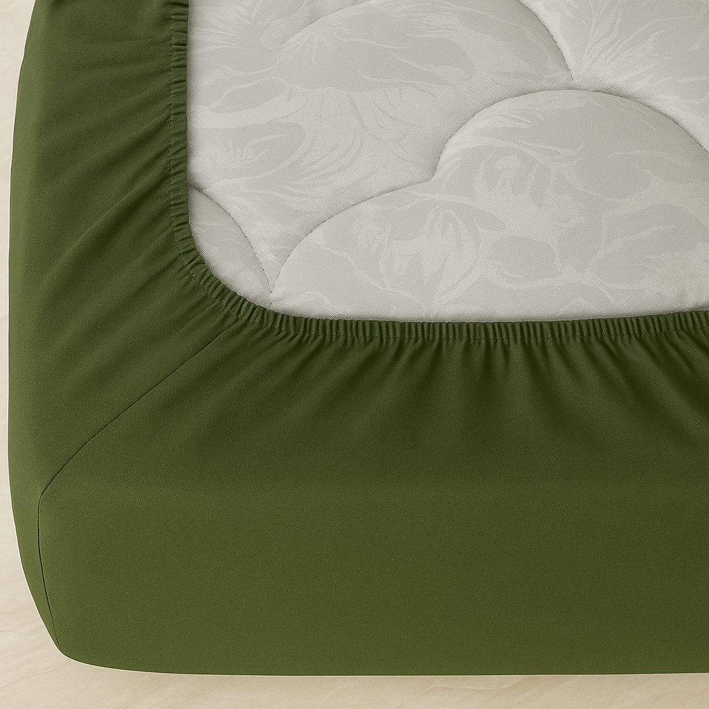 Простыня на резинке МІ0040 200х220х20 см Зеленый (163318)